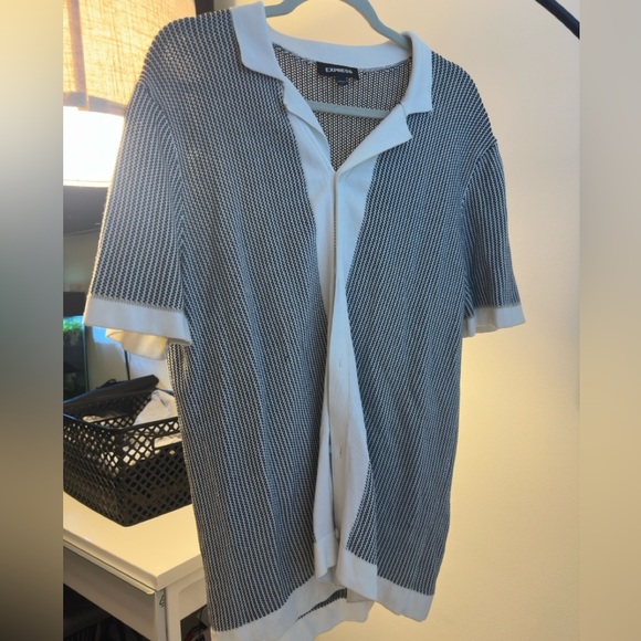 Express Short Sleeve Button-up - Picture 1 of 6
